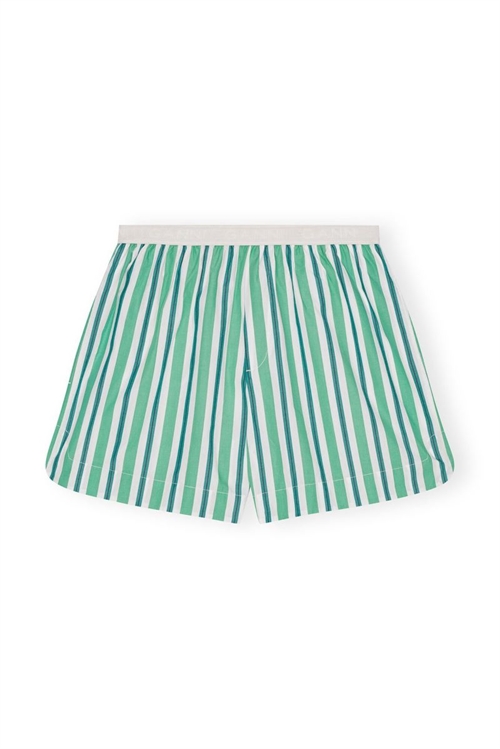 GANNI F8925 SHORTS CREME DE MENTHE